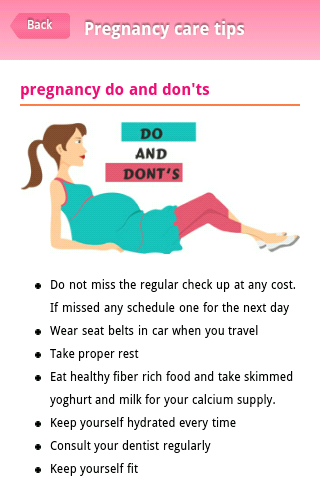 Pregnancy Care Tips - Android Apps on Google Play