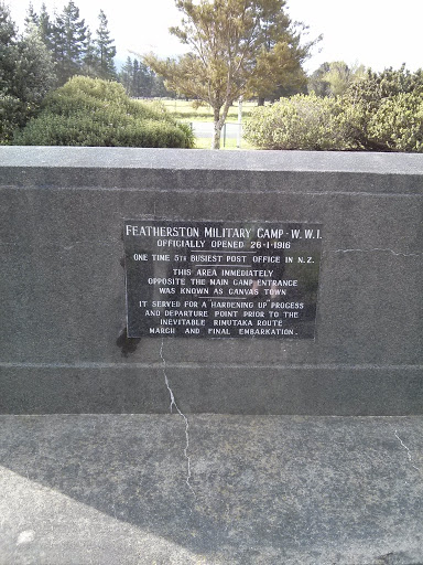 Featherston WW1 Military Camp Memorial