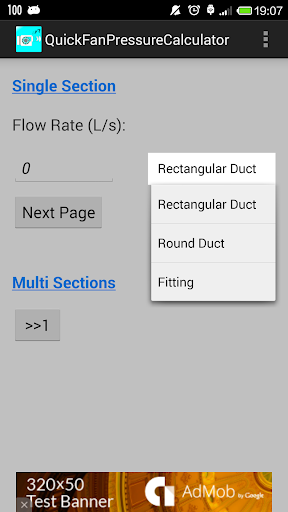 Quick Fan Pressure Calculator