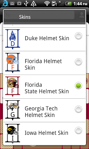 【免費生產應用App】Florida State Helmet Skin-APP點子