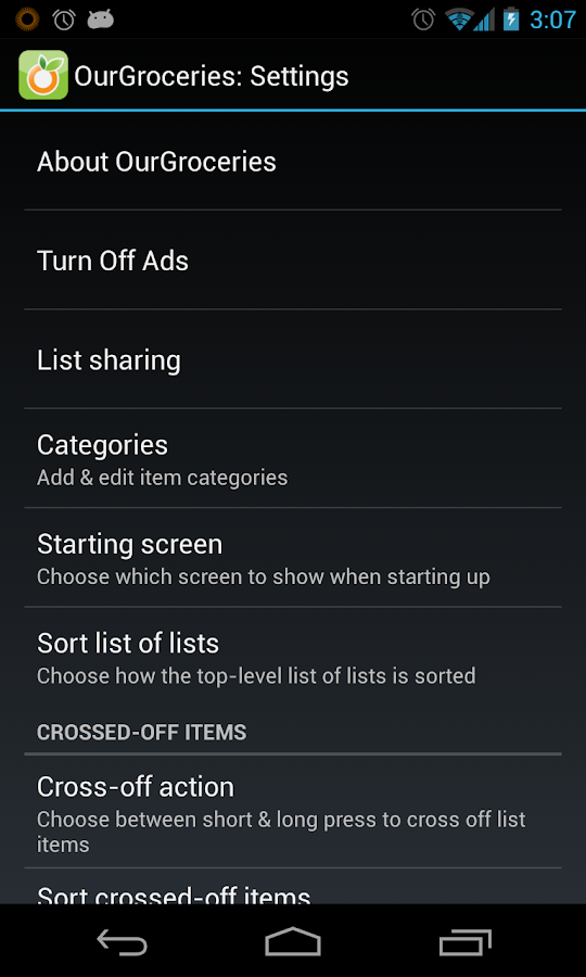 OurGroceries Android
