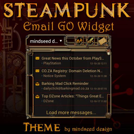 Steampunk Email GO Widget LOGO-APP點子