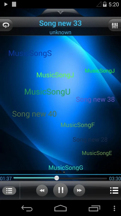 MP3 Player - screenshot