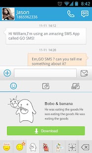 How to download GO SMS Pro Tofu Sticker 1.1 unlimited apk for laptop