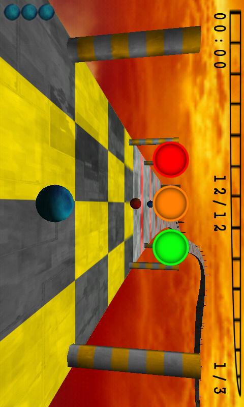 Android application Skyball (3D Racing game) screenshort