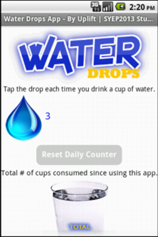 The Water Drops App