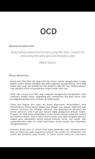 【免費書籍App】Obsessive Corbuzier's Diet-APP點子