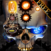 Steampunk Skull Free Wallpaper