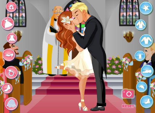 First Kiss Wedding
