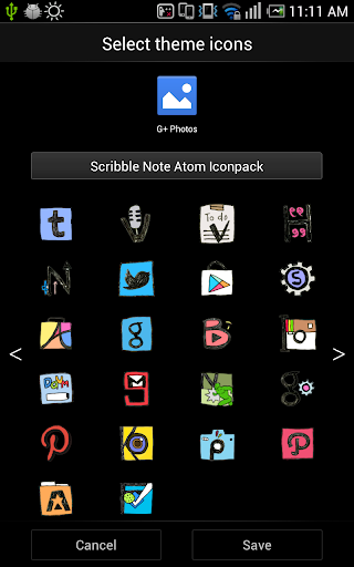 【免費個人化App】Scribble Note Atom Iconpack-APP點子