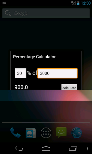 Percentage Calculator