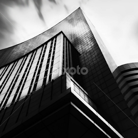 The Opposite of Black and White by Hussain AlTarouti - Black & White Buildings & Architecture