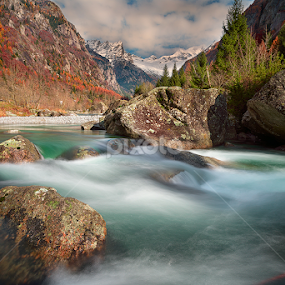 Val di Mello by Ennio Pozzetti - Landscapes Waterscapes