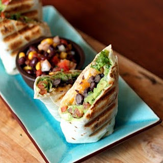 Black Bean and Guac Burritos