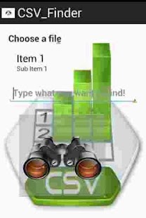Lastest CSV Finder APK for Android