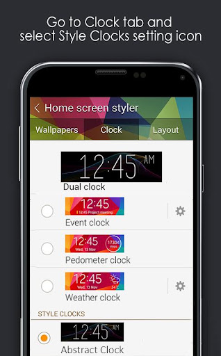 【免費工具App】Abstract Clock For Gear Fit-APP點子