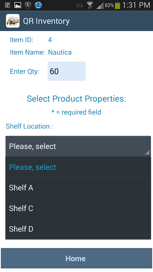 QR Inventory QR Code Mobile Inventory Management Android Apps on