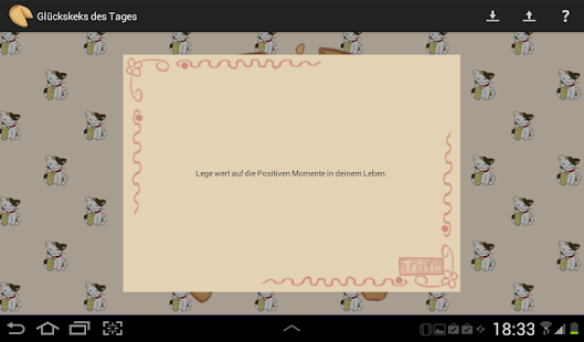 ckskeks des Tages apk gratis untuk Android Download Aplikasi Glückskeks des Tages apk gratis untuk Android
