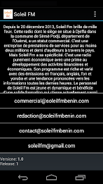Soleil FM poster 2