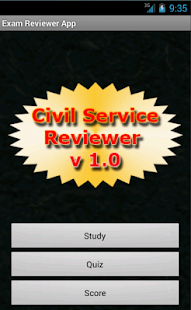 Phil. Civil Service Reviewer Screenshots 0