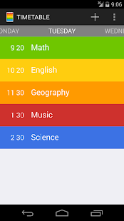 Class Timetable