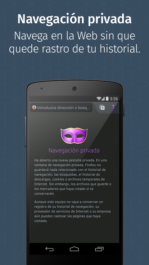 Firefox navegador oficial - screenshot