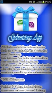 Geburtstags App