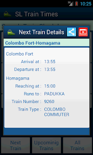 SriLanka Train Times Screenshots 3