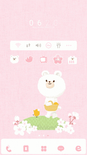 CherryFlowerDodolLauncherTheme Screenshots 4