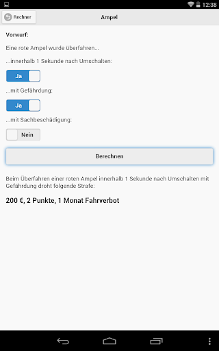 【免費交通運輸App】Bußgeld - der Bußgeldrechner-APP點子