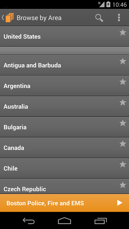Scanner Radio Pro - screenshot