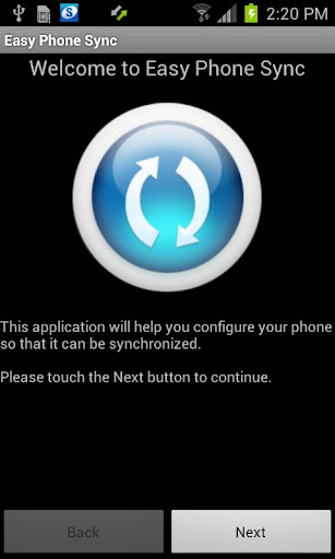 Screenshot software Easy Phone Sync Samsung
