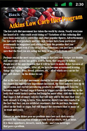 【免費新聞App】Atkins Low Carb Diet Program-APP點子