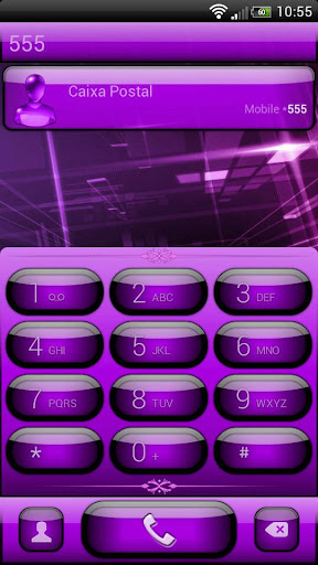 exDialer Jelly Purple Theme