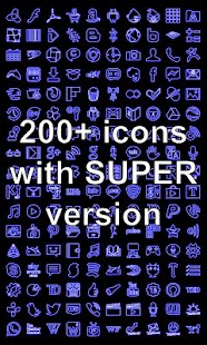How to download Blue Neon Free Theme patch 1.0 apk for pc