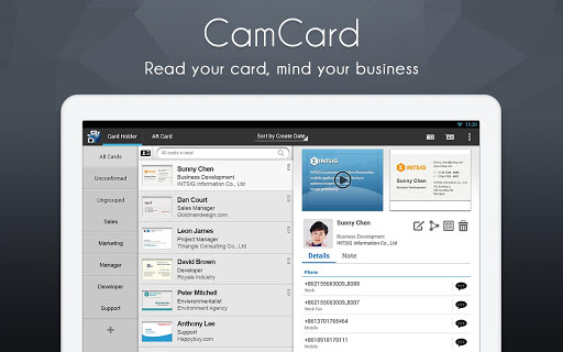 Android APK : CamCard - Business Card Reader