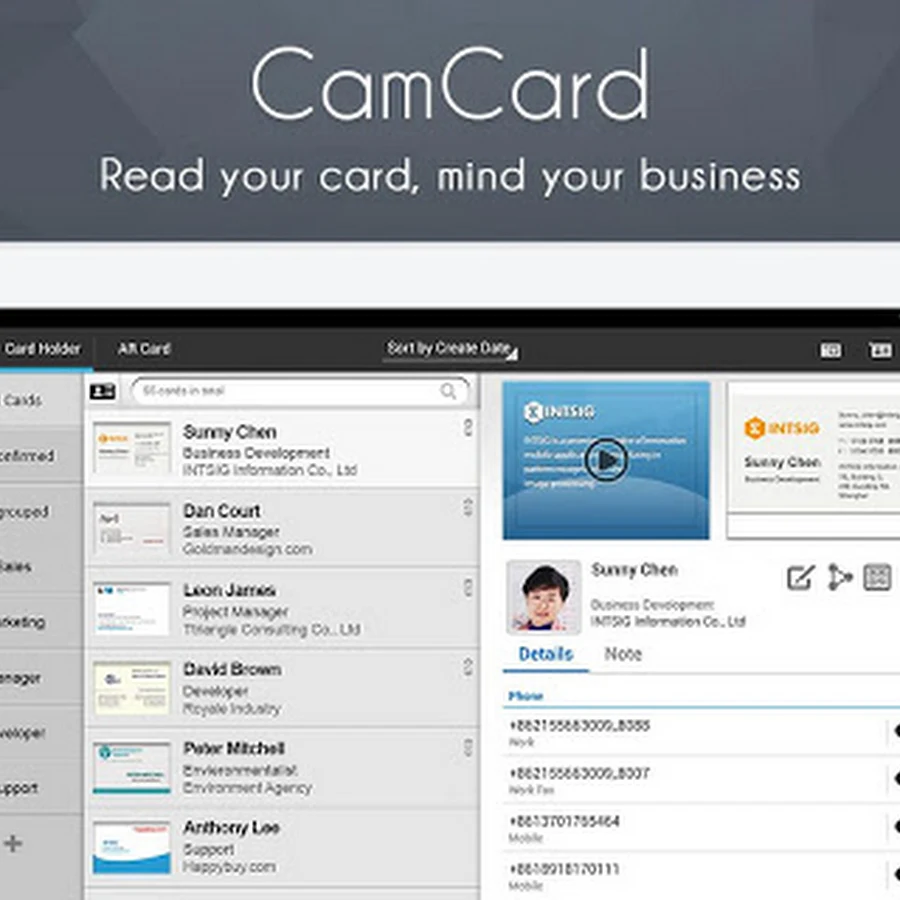 CAMCARD – BUSINESS CARD READER V5.0.0.20140414