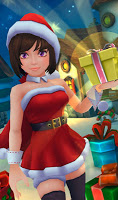 Lady Santa Christmas 3D HD lwp APK 螢幕截圖圖片 #7