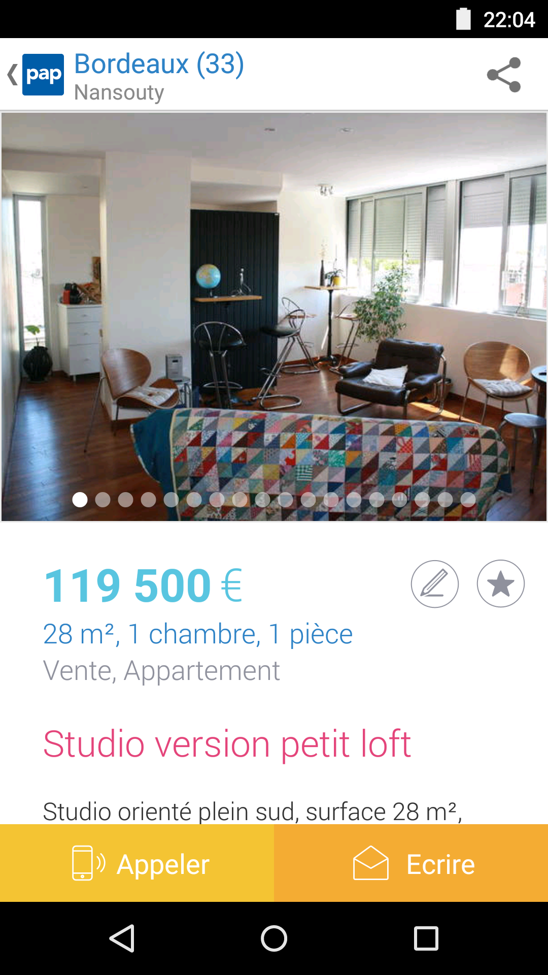 Android application PAP screenshort