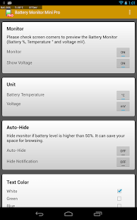 Battery Monitor Mini Pro - screenshot thumbnail