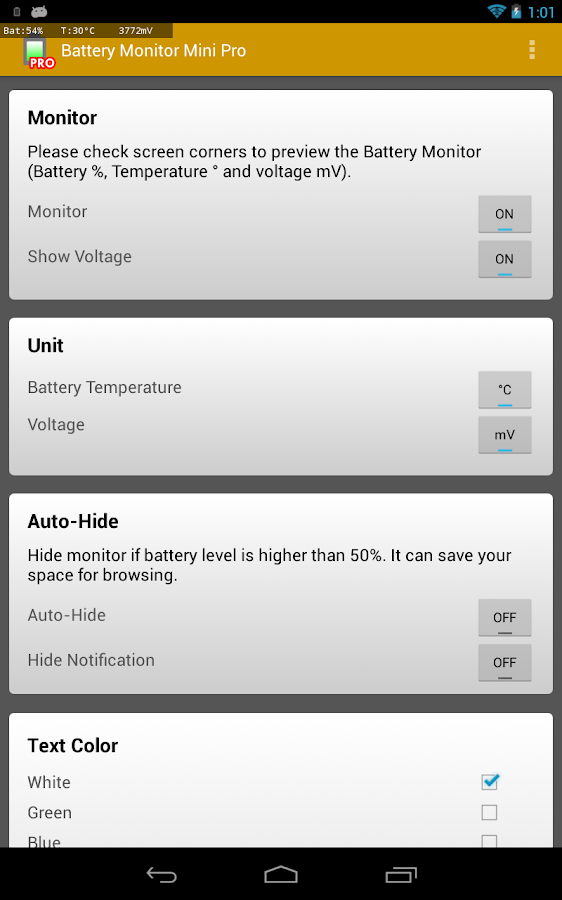    Battery Monitor Mini Pro- screenshot  