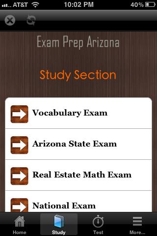 Arizona Real Estate Exam Prep Screen 3