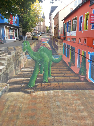 Dinosaurier in der Carl-Cetto-Straße