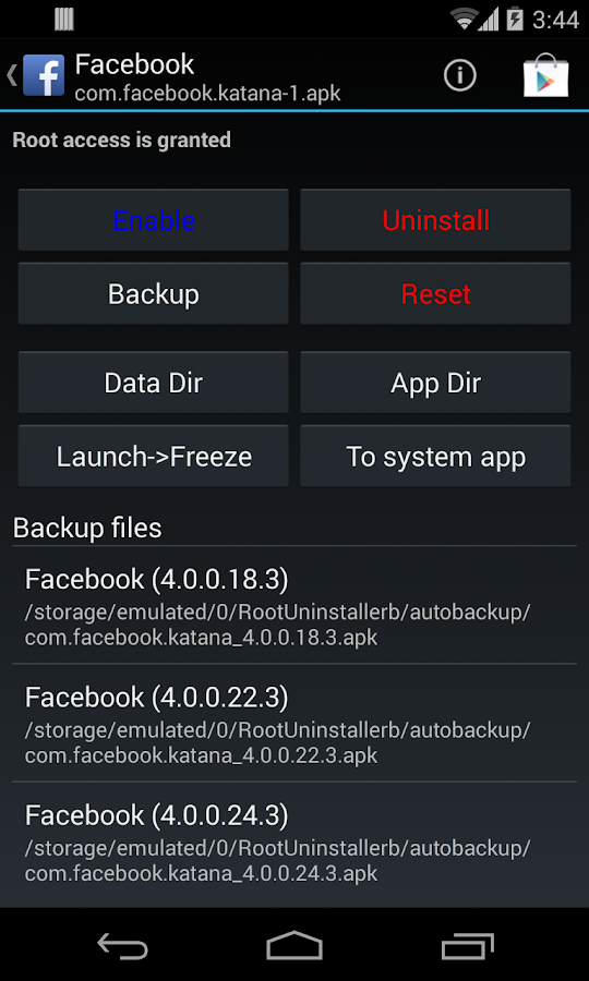    Root Uninstaller Pro- screenshot  