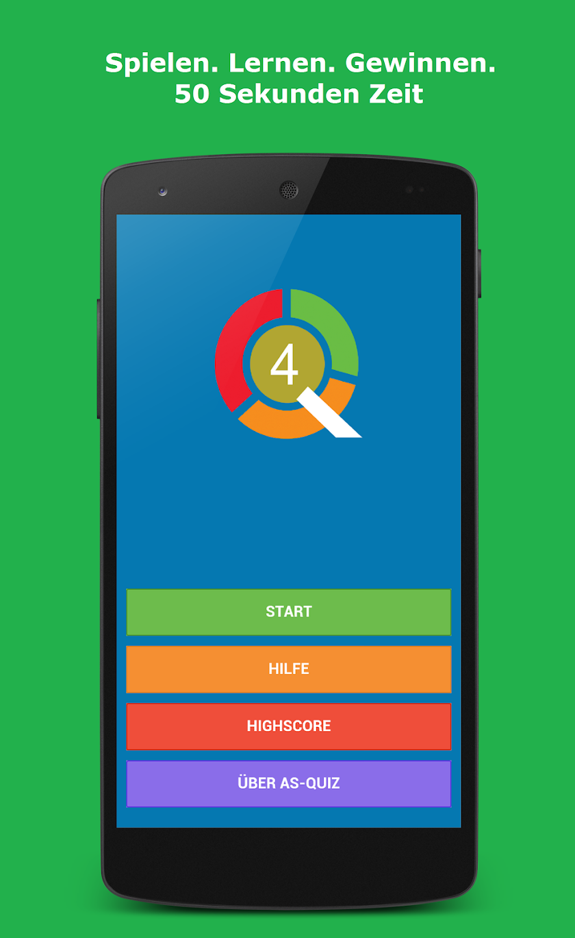AS QUIZ 600 (Abkürzung Quiz) Screen 1