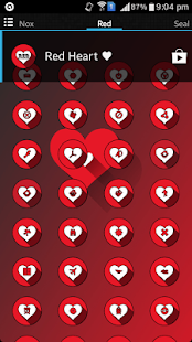Red Hearts Icon Pack (Donate) Screenshots 3