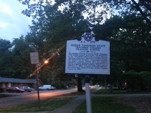 Middle Tennessee State Teachers College Marker 