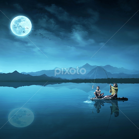 F I S H I N G by Ipoenk Graphic - Digital Art Things