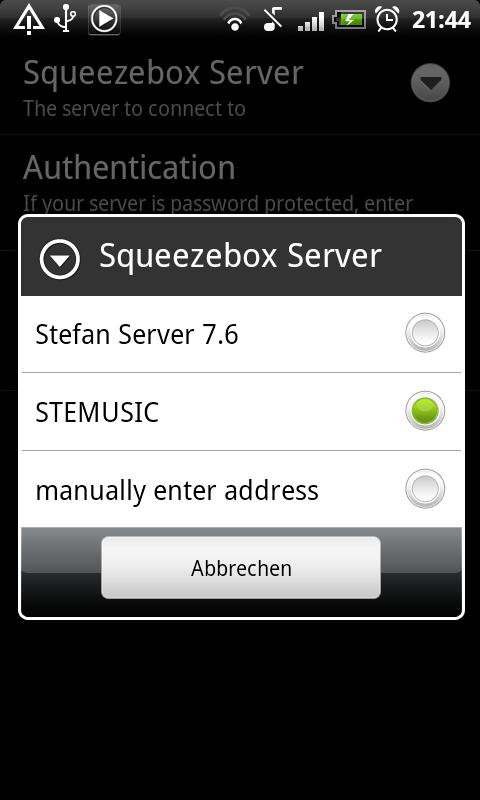    SqueezePlayer- screenshot  