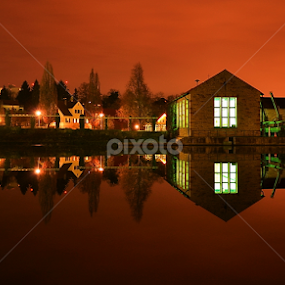 calm waters by Abhinav Ganorkar - City,  Street & Park Night